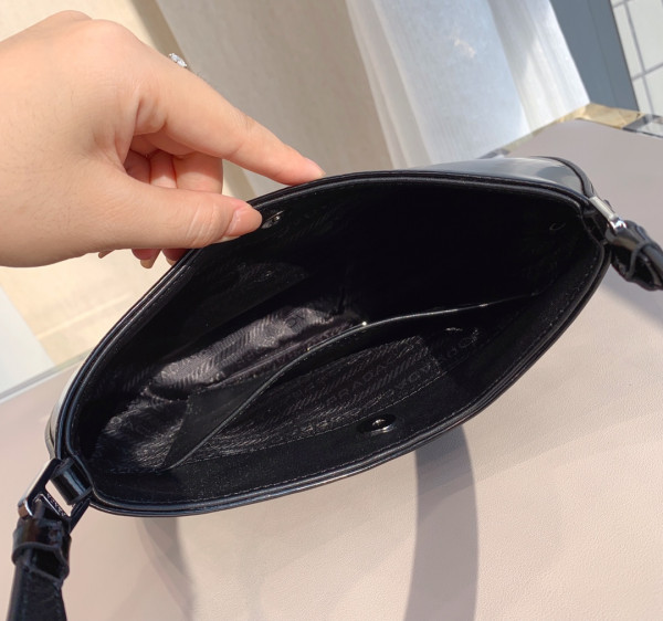 Pra*a cleo brushed leather shoulder bag