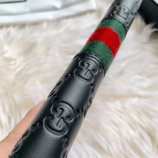 G*u*i leather zip around wallet