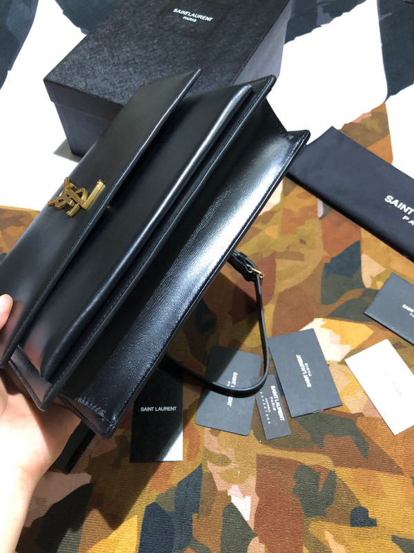 Y*L medium sunset satchel in smooth leather