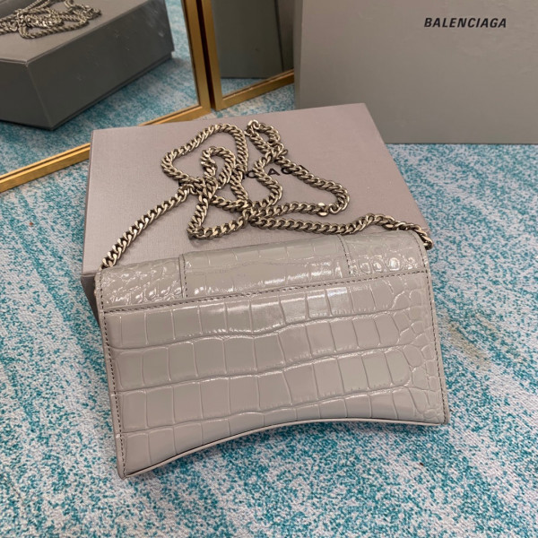 Ba*len*cia*ga  hourglass chain bag