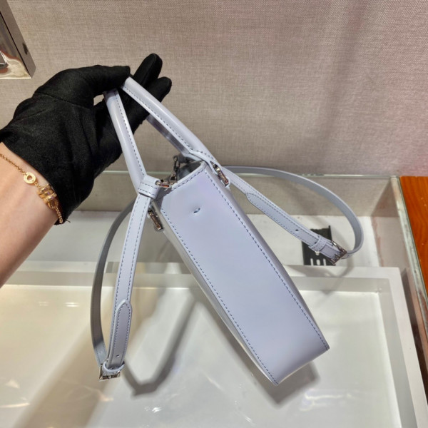 Pra*a small brushed leather tote