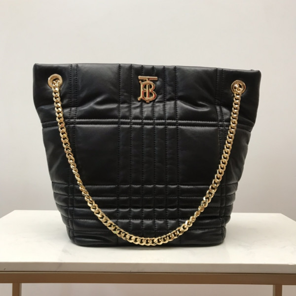 B**rry medium quilted lambskin lola bucket bag