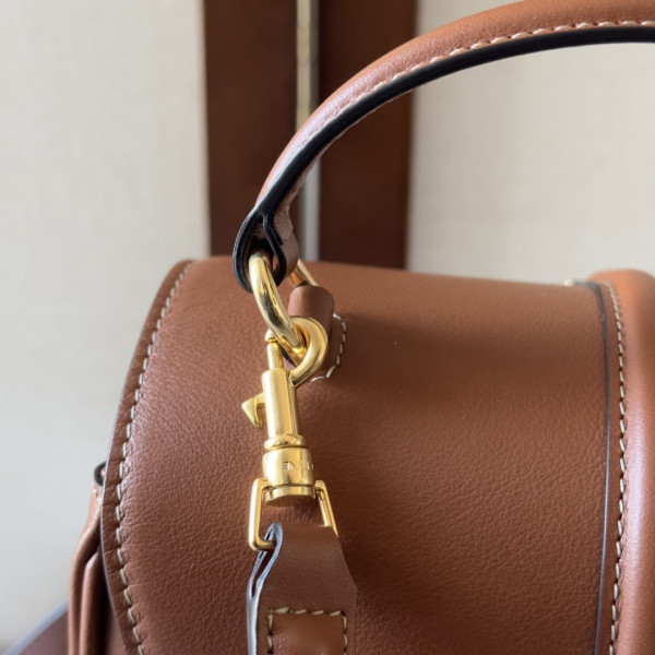 CELIN* MINI 16 IN SATINATED CALFSKIN-18.5*15.5*9cm